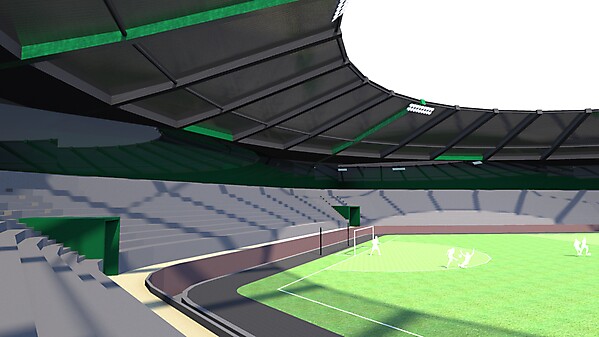 Stadium for Three Sided Football