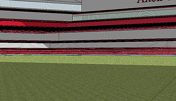Modern Style Football Stadium.