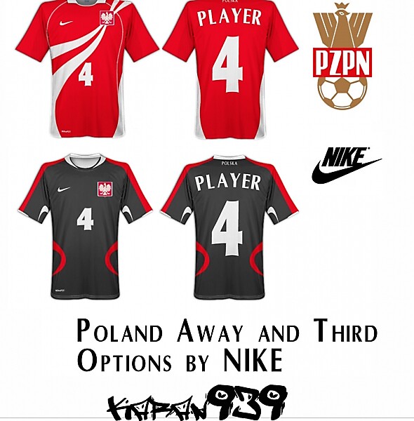 poland away and third options