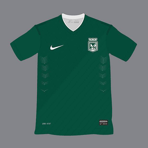 Atletico Nacional Home Kit Sponsorless