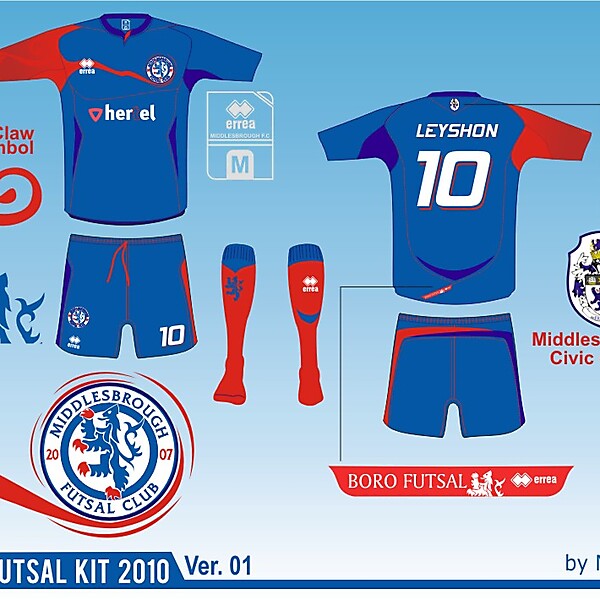 #3 - Kit Design Contest - Middlesbrough Futsal Club (closed)