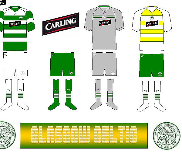 Celtic 2010/11 Kits by Wondermaze