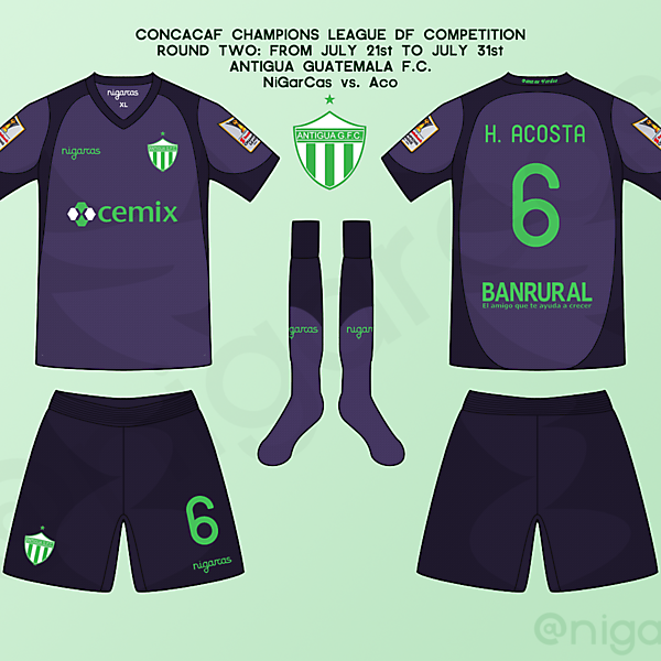 Antigua G.F.C - Away kit