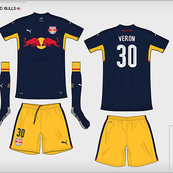[Group C] New York Red Bulls | away kit
