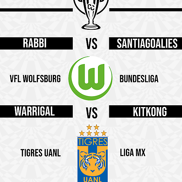 Group A Matchweek 1 Fixtures