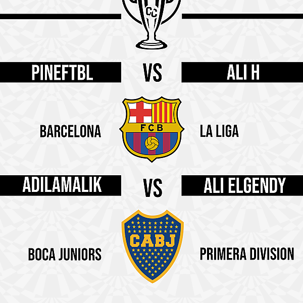 Group D Matchweek 1 Fixtures