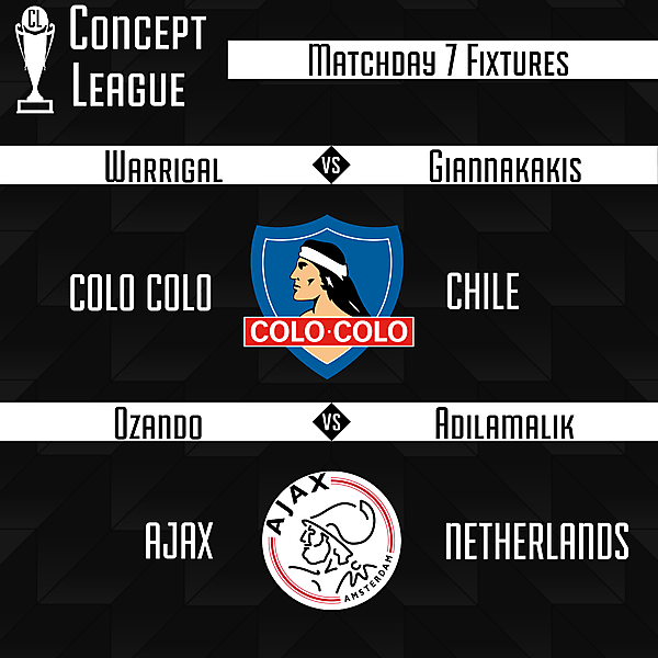 Premier League/Second League Matchday 7 Fixtures