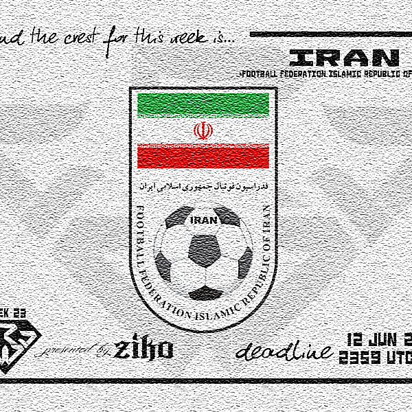 CRCW - WEEK 23: Iran (F.F.I.R.I.)