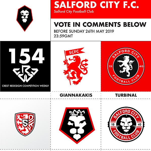 CRCW 154 SALFORD CITY F.C. VOTING