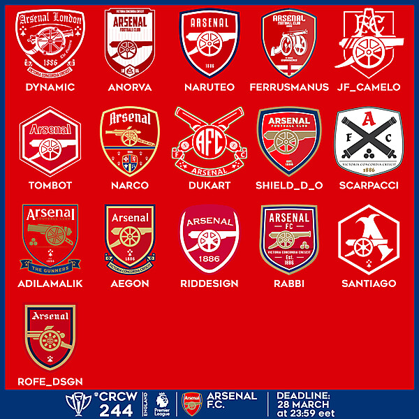 CRCW 244 VOTING - ARSENAL F.C.