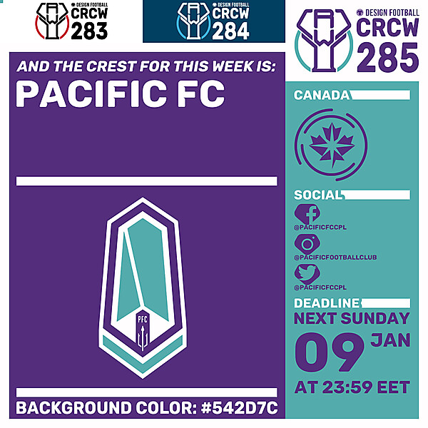 CRCW 285 - ENTRY PHASE - PACIFIC FC