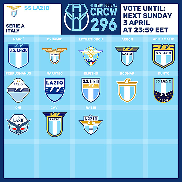 CRCW 296 - VOTING PHASE - SS LAZIO