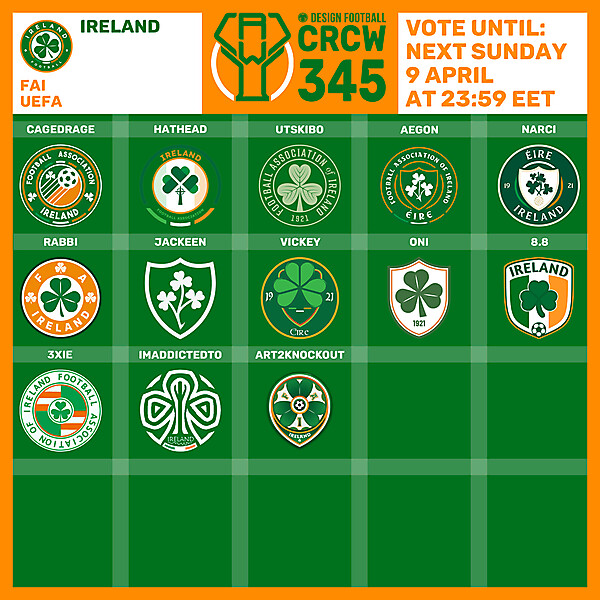 CRCW 345 - VOTING PHASE - IRELAND