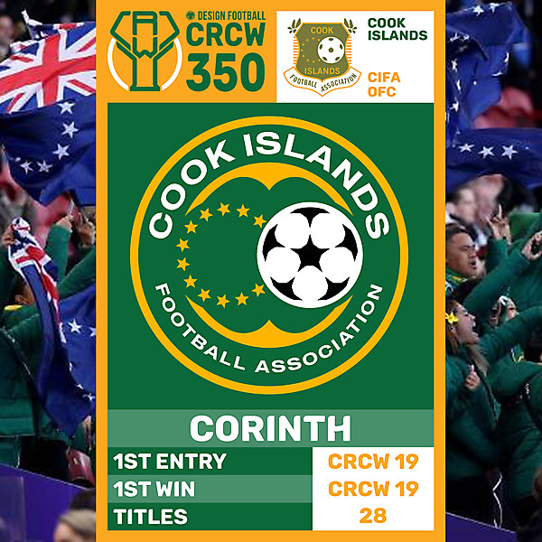 CRCW 350 - ANNIVERSARY EDITION - COOK ISLANDS - CORINTH