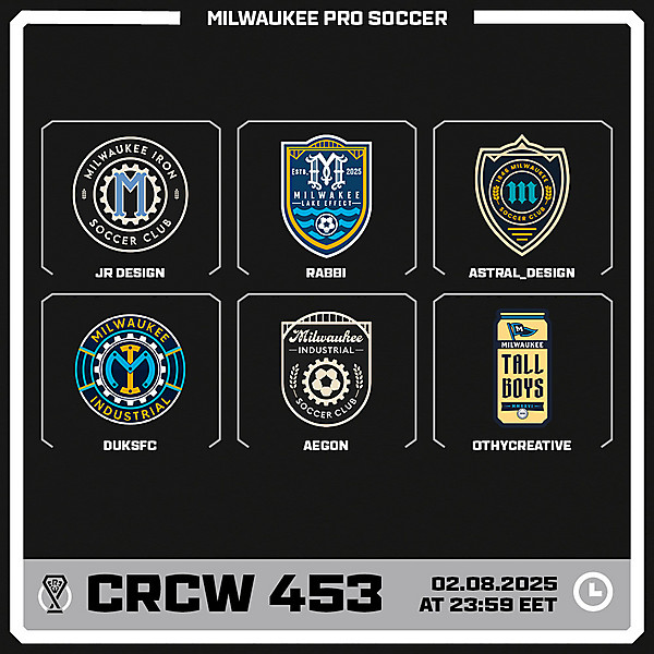 CRCW 453 - VOTING - MILWAUKEE PRO SOCCER