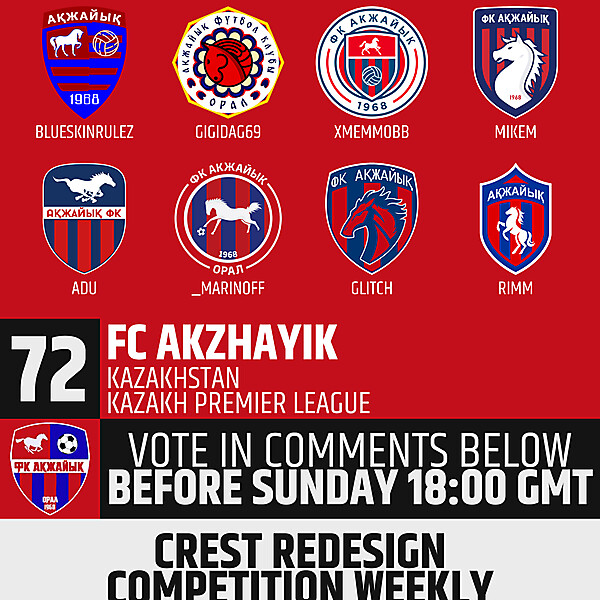 CRCW (Crest Redesign Competition Weekly)