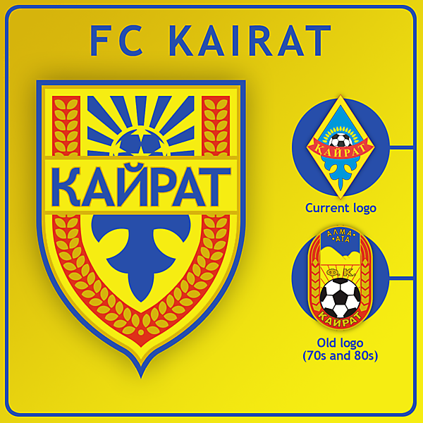 FC Kairat Crest Redesign