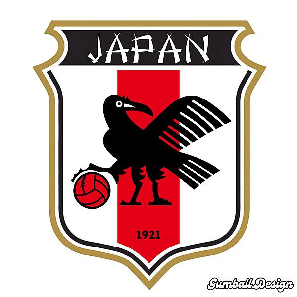 Japan football association logo redesign rebrand 
