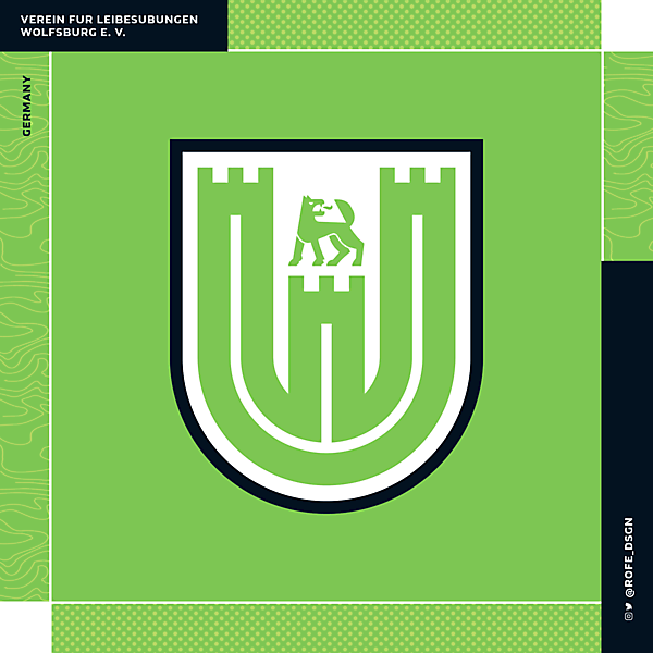 WfL Wolfsburg | Rebranding By @rofe_dsgn