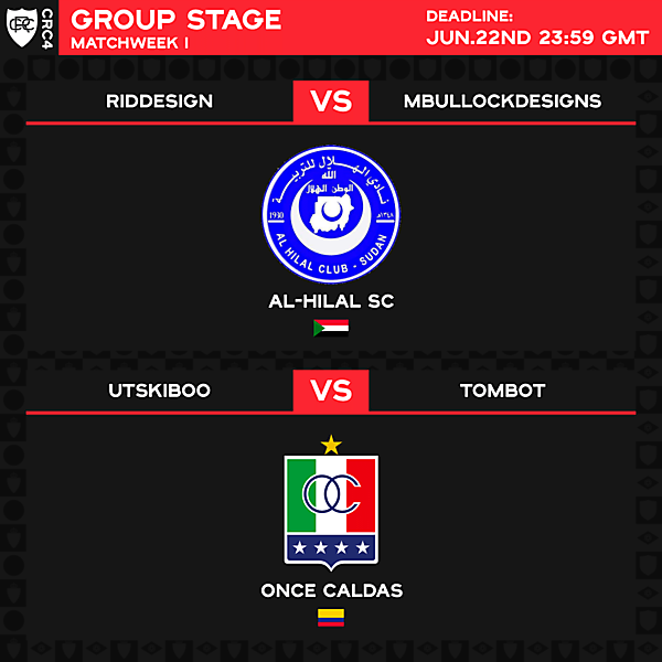 Group F - Matchweek 1