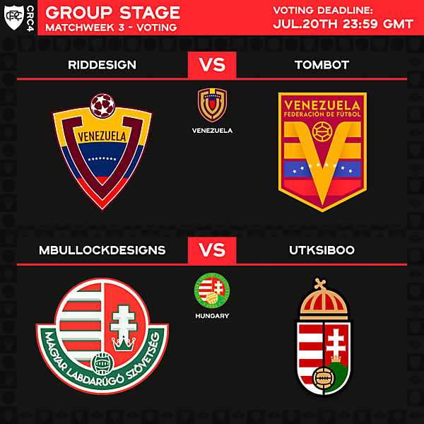 Group F - Matchweek 3 - Voting