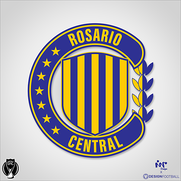 Rosario Central Crest Redesign