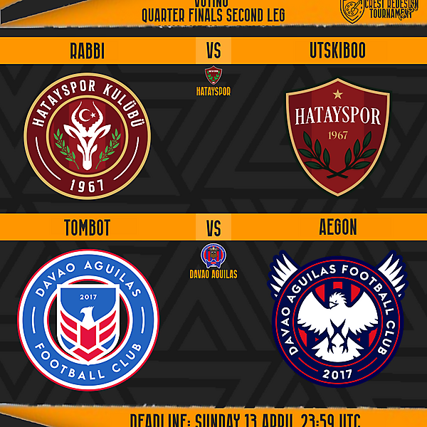 Quarter Finals 3 & 4 Second Leg Voting