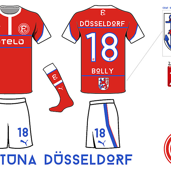 Fortuna Düsseldorf Home Kit- Azure League Matchday 6