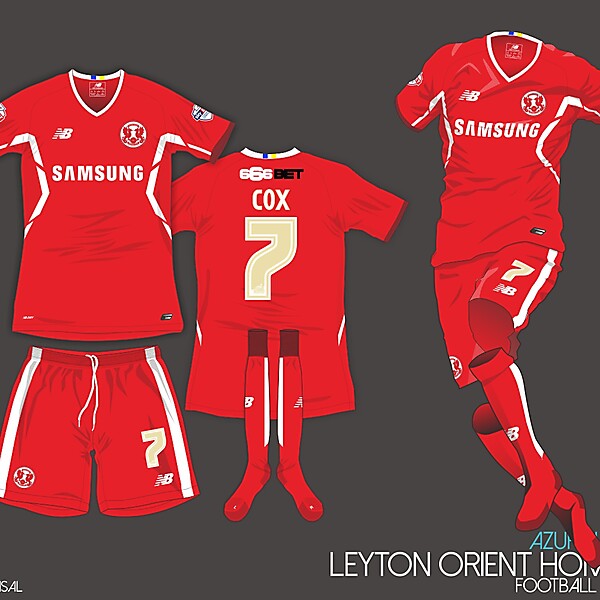 Leyton Orient FC Home Kit AL/MD9