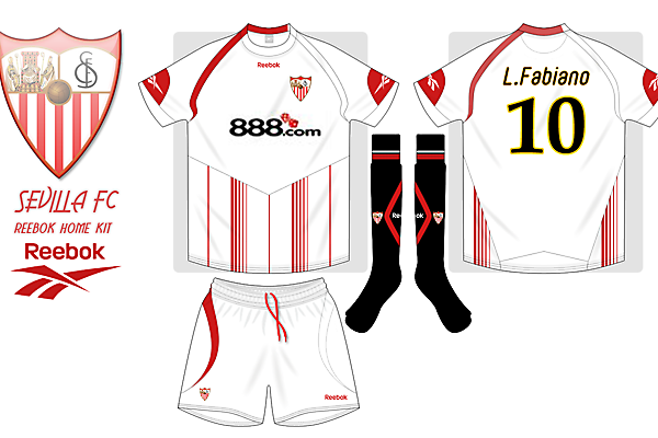 Sevilla FC reebok home kit