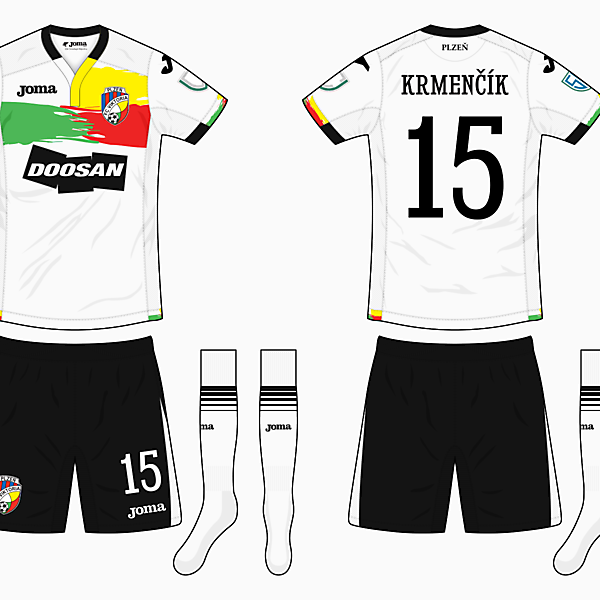Viktoria Plzen Away Kit - Joma
