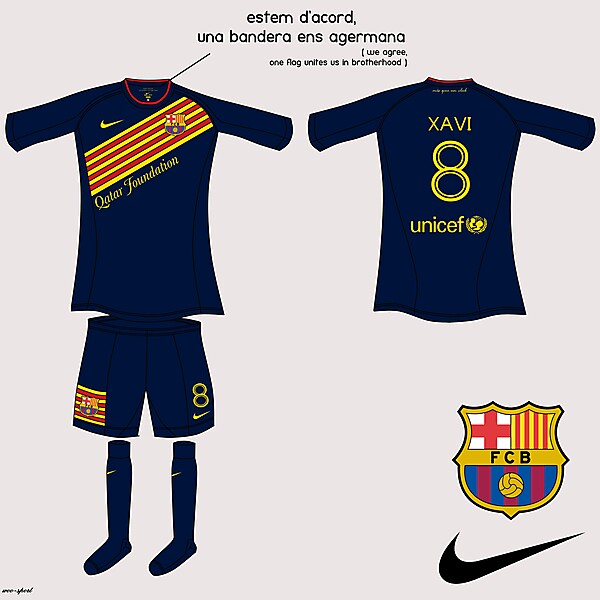 FC Barcelona Senyera (Catalan Flag) 2013-14 Away Kit Design Competition (closed)