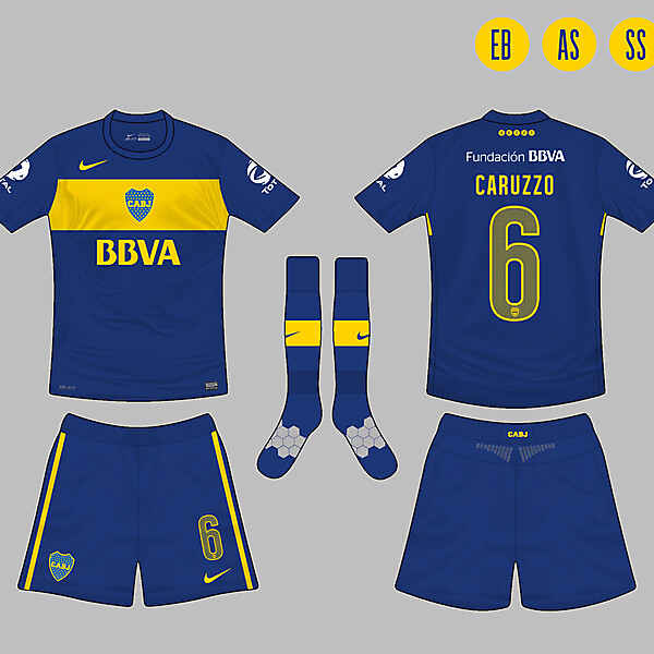 Boca Juniors Home kit