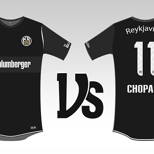 Away Kit for Knattspyrnufélag Reykjavíkur 