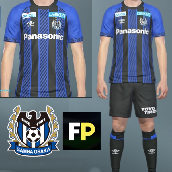 Gamba Osaka Home kit 18-19 by @feliplayzz