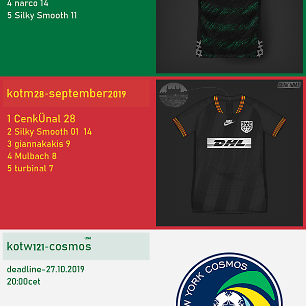 KOTW119 / KOTM28 / KOTW 121