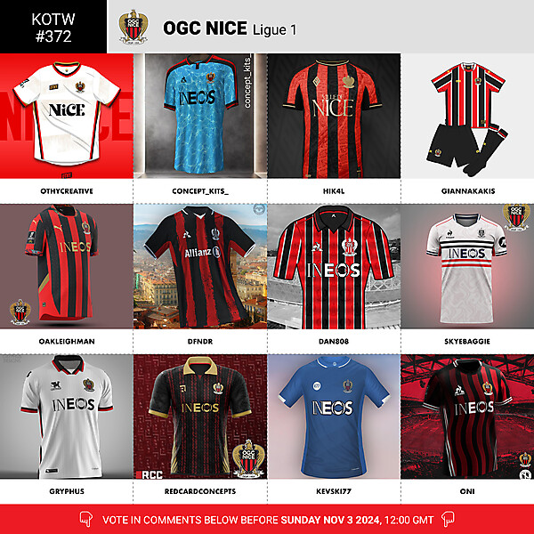KOTW 372 - VOTING - OGC NICE