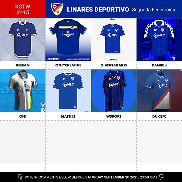 KOTW 415 - VOTING - LINARES DEPORTIVO