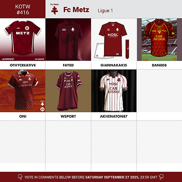 KOTW 416 - VOTING - FC METZ