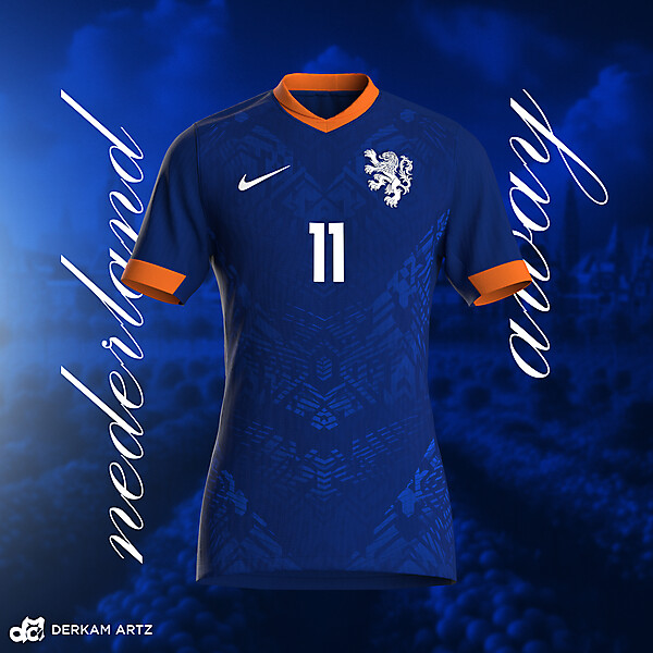 Netherlands x Nike - Away Kit Concept 