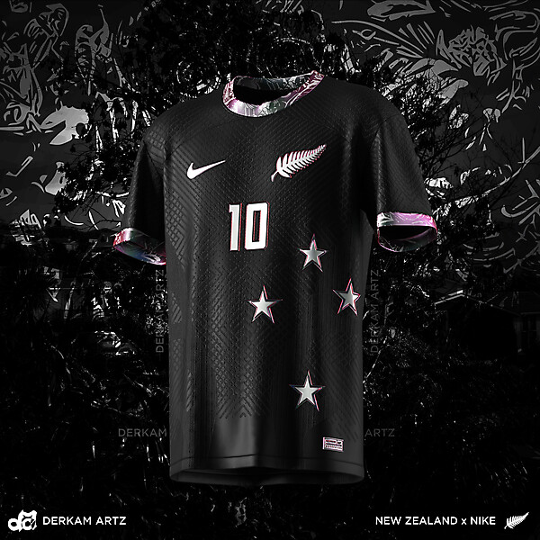 New Zealand x Nike - Away Kit Concept  