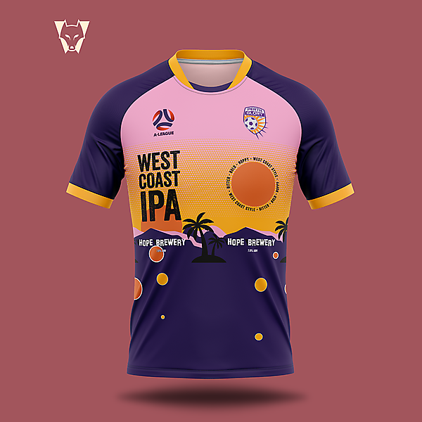 Hope Brewery West Coast IPA - Perth Glory concept