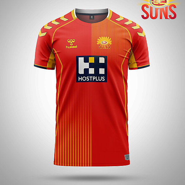 Suns AFL as a soccer shirt
