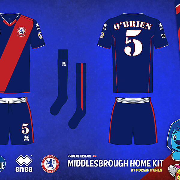 Middlesbrough Home Kit 010 by Morgan OBrien