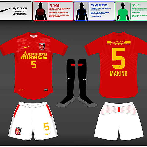 (2) Nike Fly-Fit : Urawa Red Diamonds