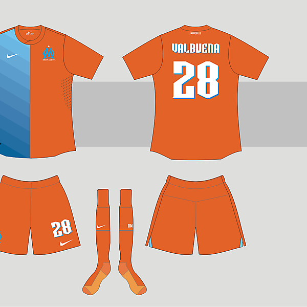 O. Marseille Away kit version 04