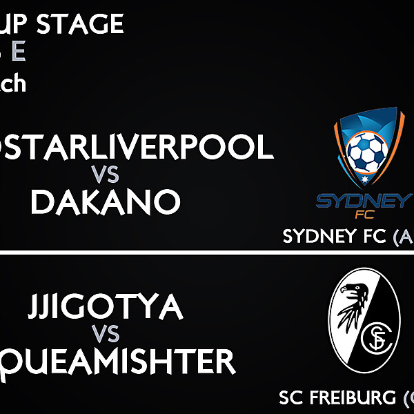Group E - 1° Match