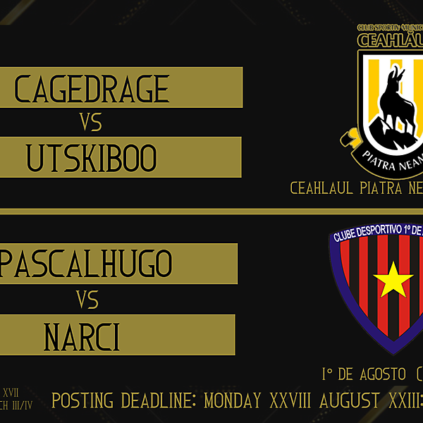 Round of 16 Part I - Matches 3 & 4