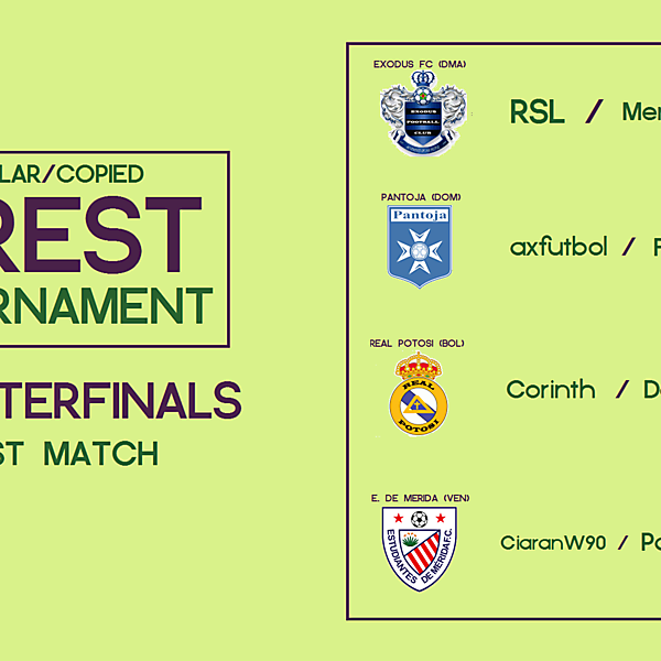 ●QUARTERFINALS - 1st MATCH●