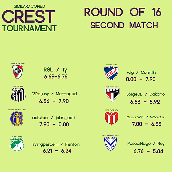 ●ROUND OF 16 - 2nd MATCH●